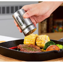 Kit 6 Porta Condimento Para Saleiro Pimenteiro Temperos Aço Inox Peso