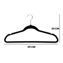 Kit Cabides Veludo Para Roupas Adulto 30 Unidades Fino Resistente