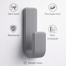 Gancho Suporte Resistente Com Fita Dupla Face Para Toalhas Roupas Acessórios Variado Premium