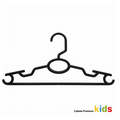 Kit até 100 Cabides Infantil Bebê Baby Reforçado Plástico Cruzeta Roupa Resistente Premium