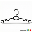 Kit até 100 Cabides Infantil Bebê Baby Reforçado Plástico Cruzeta Roupa Resistente Premium