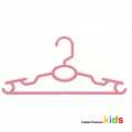 Kit até 100 Cabides Infantil Bebê Baby Reforçado Plástico Cruzeta Roupa Resistente Premium