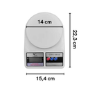 Balança Digital De Cozinha Com Precisão de 1g a 10Kg Função Tare
