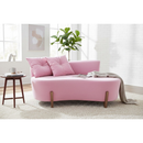 Namoradeira Sofá Luna 130cm Orgânica Suede