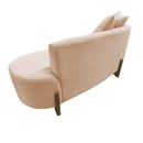Namoradeira Sofá Feijão Luna 130cm Orgânica Suede