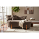 Namoradeira Sofá Luna 130cm Orgânica Suede